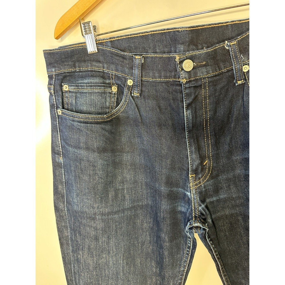 Levi's 511 Slim Men's Jeans Dark Wash Blue Denim 36 x 34 Dark Hollow 5 Pocket - Picture 5 of 16